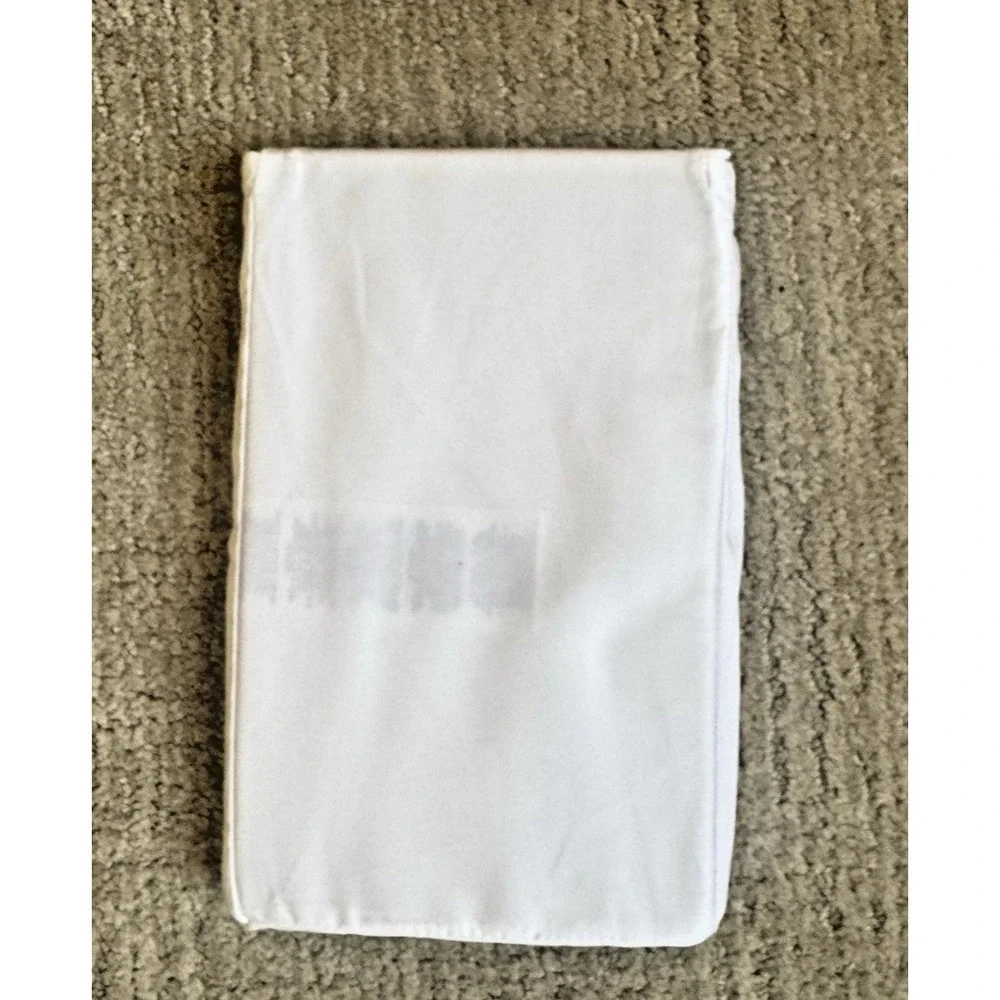 Ralph Lauren Organic Cotton Sateen Border European Sham‎ Parchment White $185